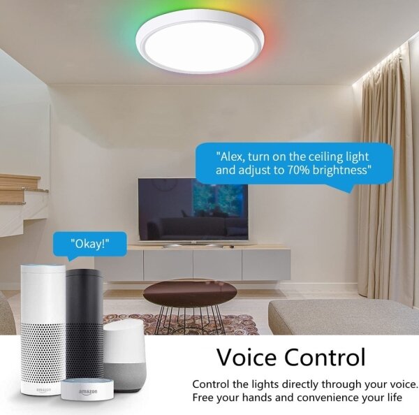 Immax NEO 07164-40- LED RGBCCT Stmívatelné svítidlo 50W/230V Wi-Fi Tuya+DO