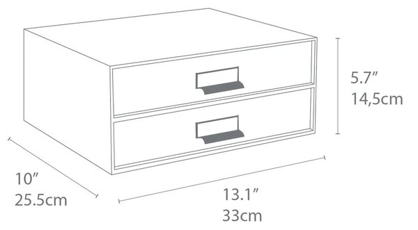 Zásuvkový kartonový organizér Birger – Bigso Box of Sweden