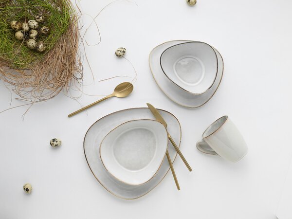 KOMBINOVANÁ SOUPRAVA, 10dílné, kamenina Creatable - Online Only nádobí, Online Only