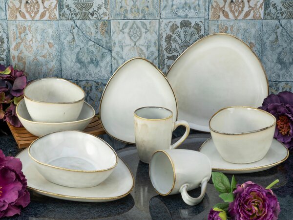 KOMBINOVANÁ SOUPRAVA, 10dílné, kamenina Creatable - Online Only nádobí, Online Only