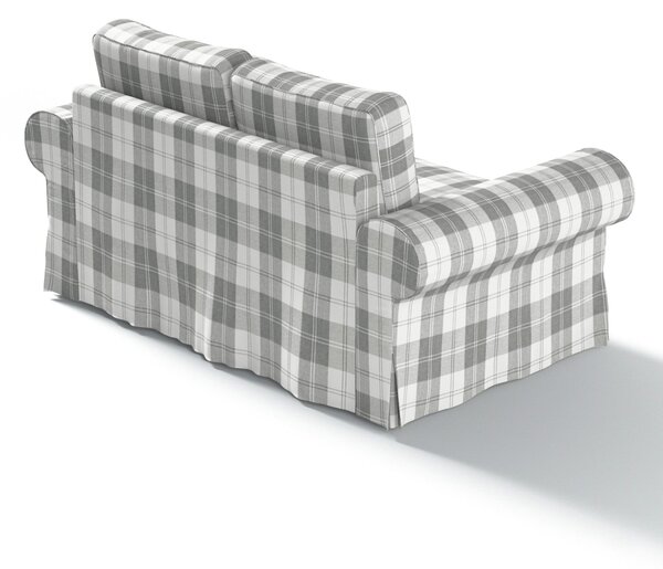 Potah na pohovku IKEA Backabro 2-místná, rozkládací barva šedá látka pletený vzor, vzorované