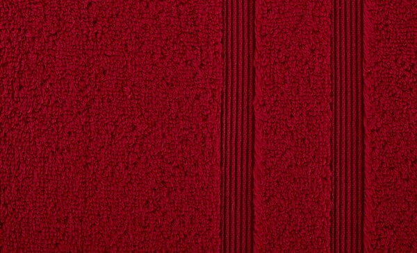 Ručník KUSCHEL WUSCHEL rubínová, 50x100 cm