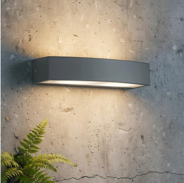 Ideal Lux - Venkovní nástěnné svítidlo ANDROMEDA 2xE27/60W/230V IP55 antracit