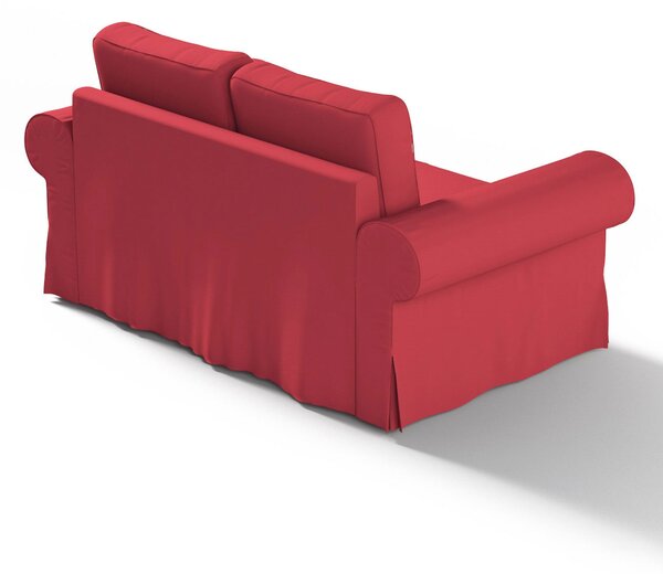 Potah na pohovku IKEA Backabro 2-místná, rozkládací barva červená látka pletený vzor