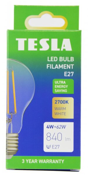 LED žárovka filament BL270427-A1 E27, 4W, teplá bílá