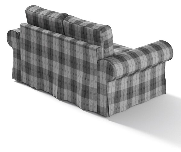 Potah na pohovku IKEA Backabro 2-místná, rozkládací barva šedá látka pletený vzor, vzorované