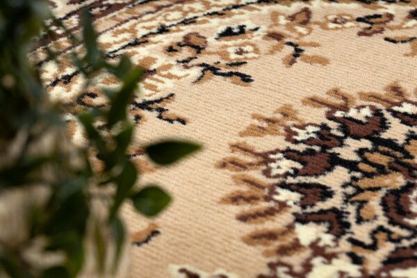 Weltom Kusový koberec BCF Morad WIOSNA Ornament Klasický béžový Rozměr: 80x150 cm