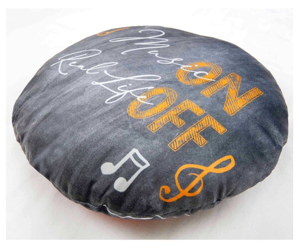 Polštář EMOTIX černá 40 cm