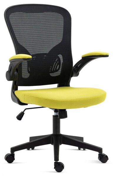 Kancelářská židle VERIS — síť, více barev Žlutá