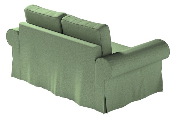 Potah na pohovku IKEA Backabro 2-místná, rozkládací barva zelená látka pletený vzor