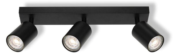 Černá Bodovka LED SPOT ELEMENTAL 3xGU10 370 mm