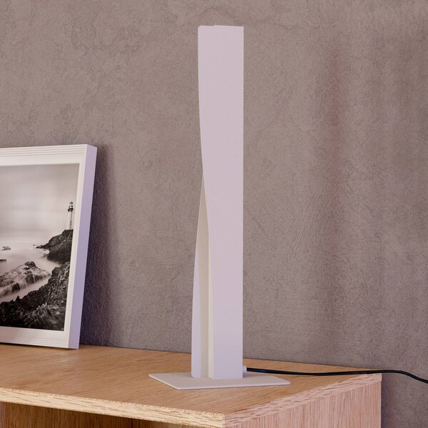 EGLO connect Smart LED stolní lampa Bolognano-Z, šedá, stmívatelný, Hliník / šedá / zinek, Obývací pokoj / jídelna, Hliník, Moderní