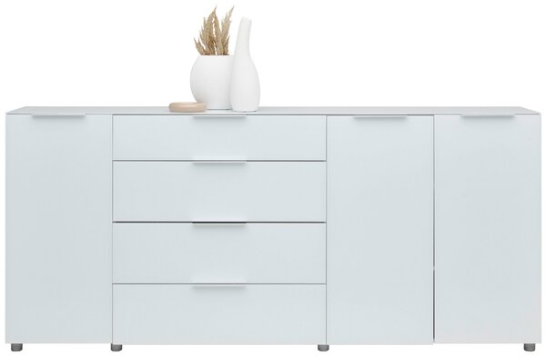 ŠIROKÁ KOMODA, vysoce lesklá bílá, 226,4/99,3/40 cm Voleo - Široké komody