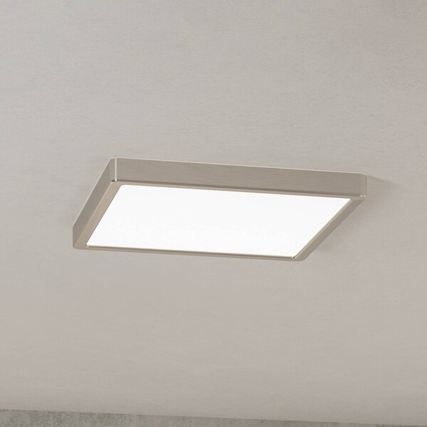 EGLO connect Smart LED přisazené svítidlo Fueva 6-Z, šedé, 29 cm, stmívatelný, Hliník / šedá / zinek, Obývací pokoj / jídelna, Plast, Moderní
