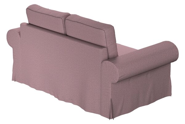 Potah na pohovku IKEA Backabro 2-místná, rozkládací barva růžová látka pletený vzor