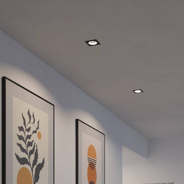 EGLO connect Smart LED svítidlo Carosso-Z, 9 x cm, černé, stmívatelný, Černá, Obývací pokoj / jídelna, Hliník, Moderní