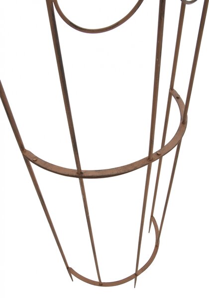 Mřížka na růže GS22699 - 200 x 52,5 x 23 cm - Hnědá antik