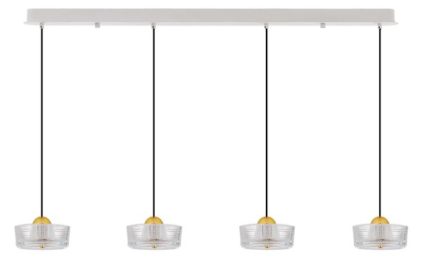 LED platinum zlaté moderní svítidlo Keros