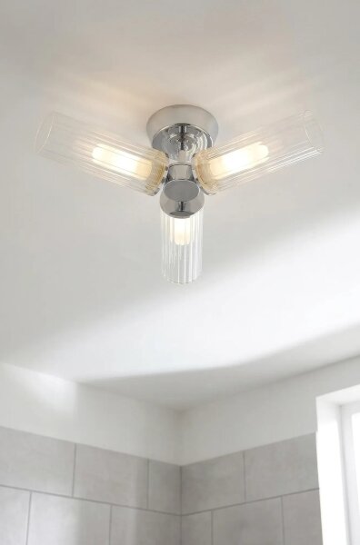 Markslöjd 109237 - Koup. přisazený lustr RIMINI 3xG9/20W/230V IP44 lesklý chrom