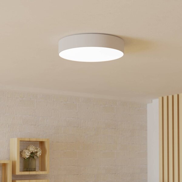 EGLO connect Smart LED stropní svítidlo Gallizzi-Z, bílé, Ø39cm, stmívatelný, Bílá / opál, Obývací pokoj / jídelna, Plast, Moderní