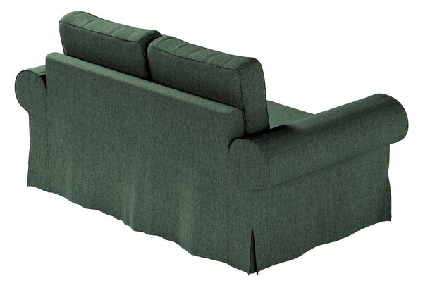 Potah na pohovku IKEA Backabro 2-místná, rozkládací barva zelená látka pletený vzor