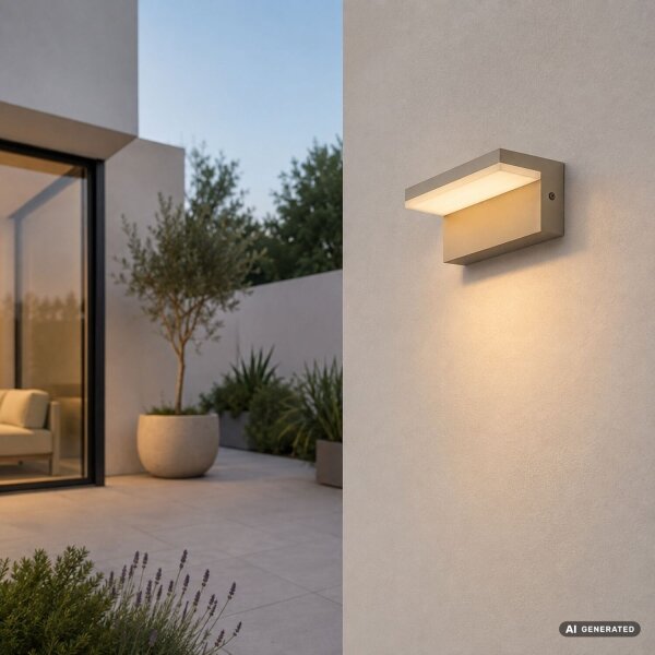 Rabalux 77219 - LED Venkovní nástěnné svítidlo ZARAGOZA LED/9W/230V IP54 béžová