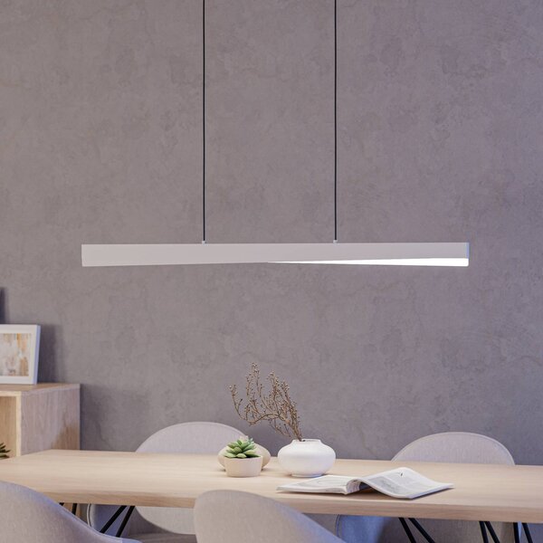 EGLO connect Smart LED závěsné světlo Bolognano-Z, šedé, stmívatelný, Hliník / šedá / zinek, Obývací pokoj / jídelna, Hliník, Moderní