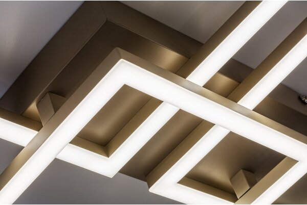 Rabalux 71500 - LED Stm stropní sv FATMA 40W/230V 3000-6500K 33x100 cm béžová+DO
