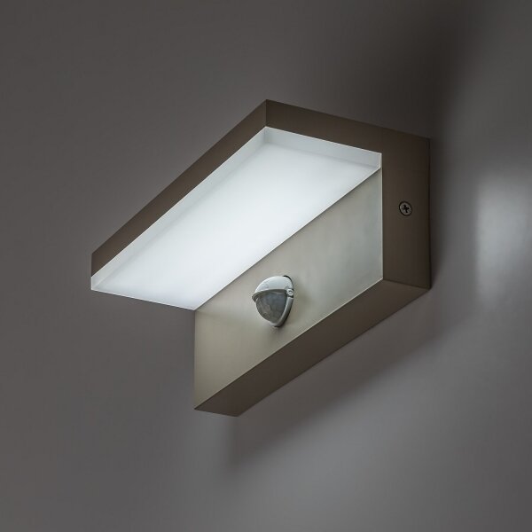 Rabalux 77220 - LED Ven nástěnné sv se senzorem ZARAGOZA 9W/230V IP54 béžová