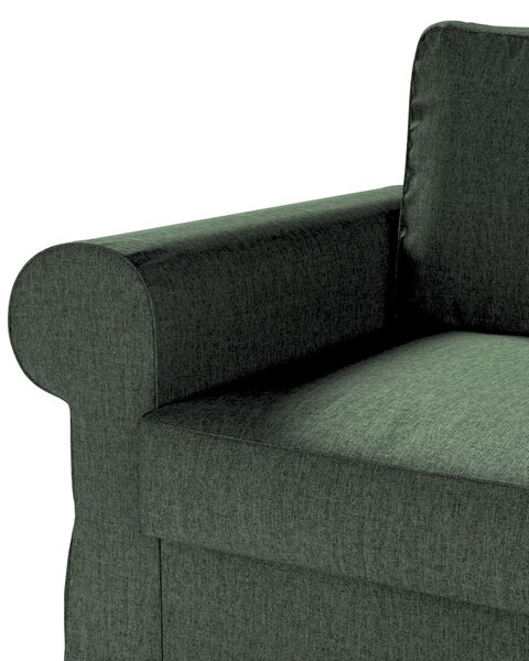 Potah na pohovku IKEA Backabro 2-místná, rozkládací barva zelená látka pletený vzor