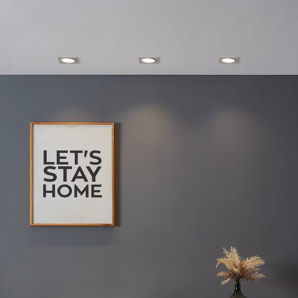 EGLO connect Smart LED svítidlo Carosso-Z, 9 x cm, bílé, stmívatelný, Bílá / opál, Obývací pokoj / jídelna, Hliník, Moderní
