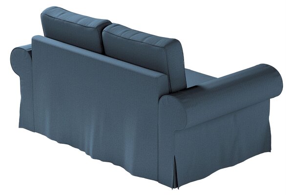 Potah na pohovku IKEA Backabro 2-místná, rozkládací barva modrá látka pletený vzor