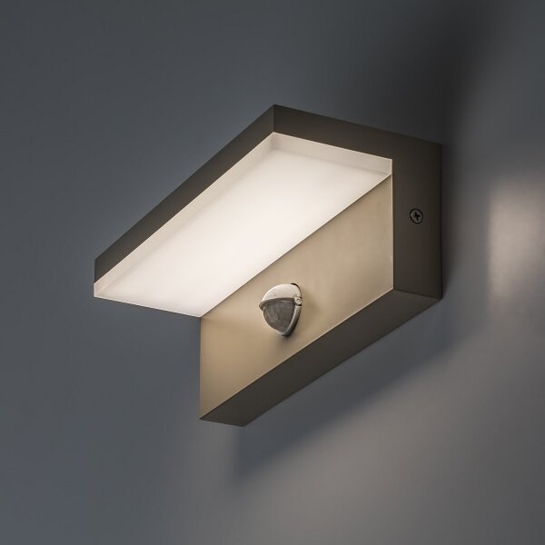 Rabalux 77220 - LED Ven nástěnné sv se senzorem ZARAGOZA 9W/230V IP54 béžová