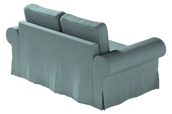 Potah na pohovku IKEA Backabro 2-místná, rozkládací barva modrá látka pletený vzor