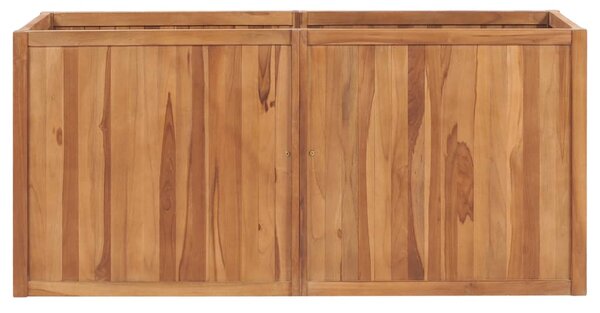 Vyvýšený záhon 150 x 50 x 70 cm masivní teakové dřevo
