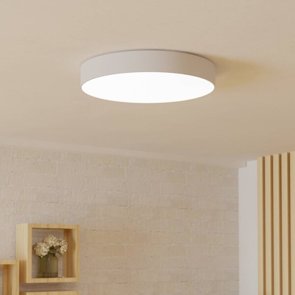 EGLO connect Smart LED stropní svítidlo Gallizzi-Z, bílé, Ø49cm, stmívatelný, Bílá / opál, Obývací pokoj / jídelna, Plast, Moderní