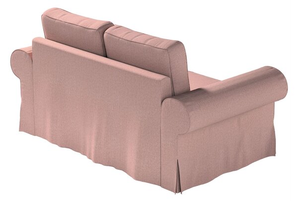 Potah na pohovku IKEA Backabro 2-místná, rozkládací barva růžová látka pletený vzor