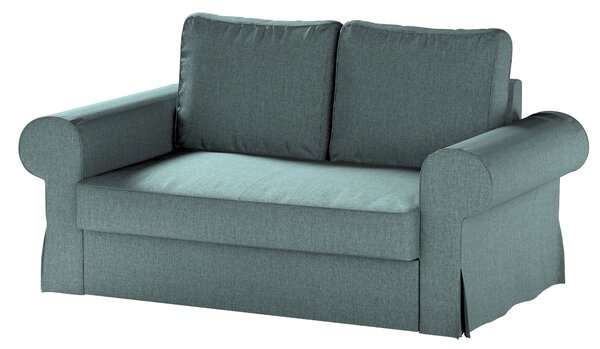 Potah na pohovku IKEA Backabro 2-místná, rozkládací barva modrá látka pletený vzor