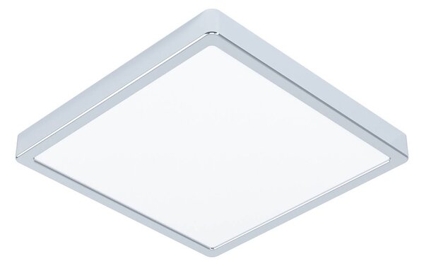 EGLO connect Smart LED přisazené svítidlo Fueva 6-Z, chrom, 29 cm, stmívatelný, Hliník / šedá / zinek, Obývací pokoj / jídelna, Plast, Moderní