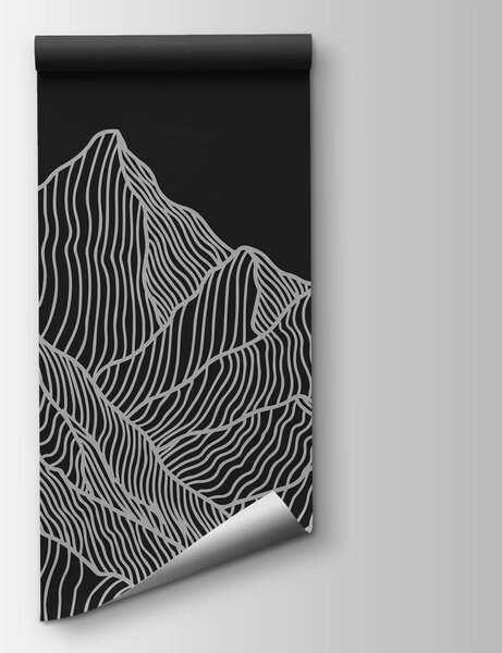 Fototapeta Černobílé pohoří, Designové fototapety na zeď, Populární fototapety, w01214v1 - Tapeko.co.cz