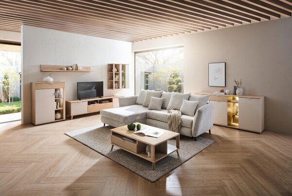 KONFERENČNÍ STOLEK, barvy dubu, kompozitní dřevo, 110/65/40 cm Stylife - Konferenční stolky