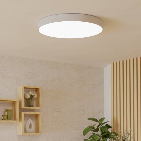 EGLO connect Smart LED stropní svítidlo Gallizzi-Z, bílé, Ø69cm, stmívatelný, Bílá / opál, Obývací pokoj / jídelna, Plast, Moderní