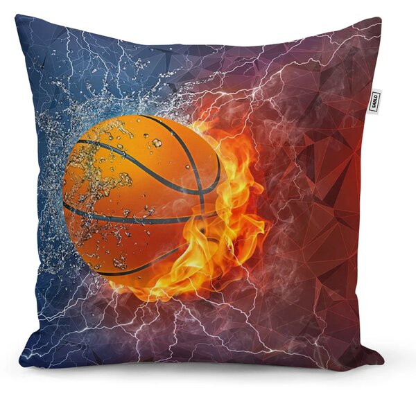Sablio Polštář Basketbalový míč - 40x40 cm