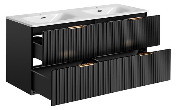 Luxusní koupelnová sestava ADEL BLACK EXCLUSIVE 120cm