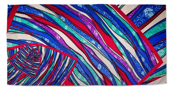 Sablio Ručník Pruhovaný motiv 2 - 30x50 cm