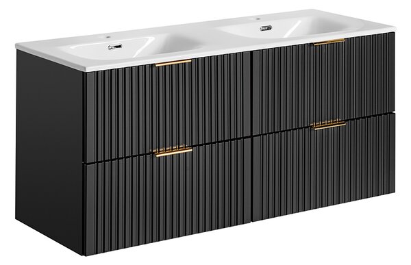 Luxusní koupelnová sestava ADEL BLACK EXCLUSIVE 120cm