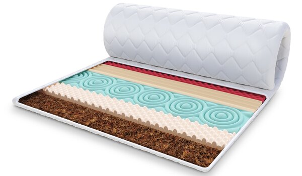 Přistýlka z profilované 7zónové pěny HR H30 a kokosem 80x200cm 5cm
