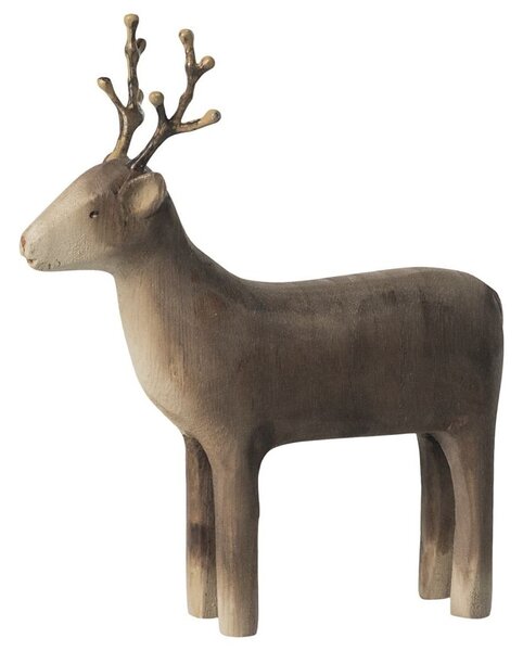 Dřevěná dekorace Reindeer Small