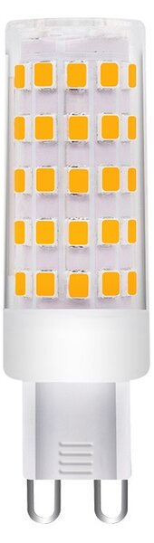 SOLIGHT LED žárovka čirá G9, 230V, 6W, 3000K, 600lm