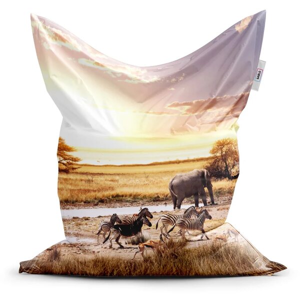 Sablio Sedací vak Classic Safari - 150x100 cm